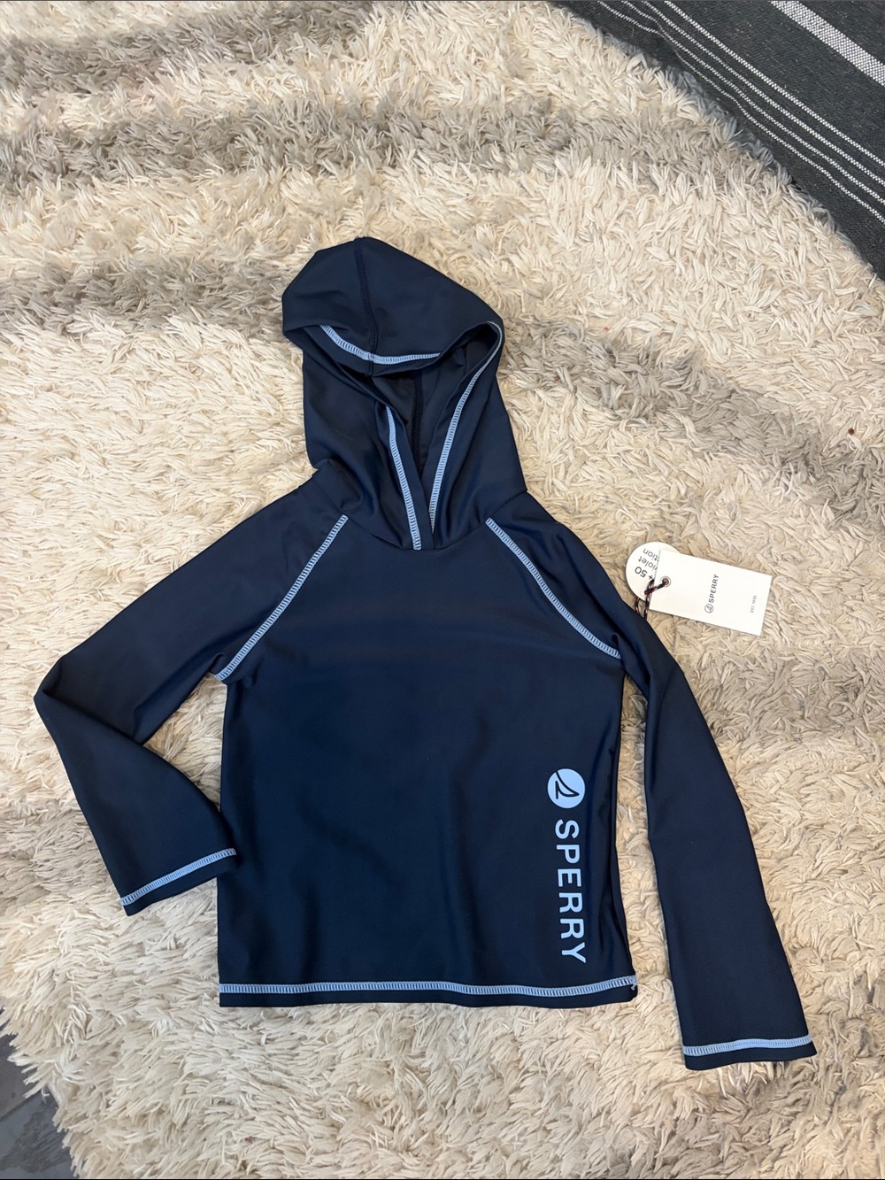 Sperry Rash Guard Hooded Shirt 4T